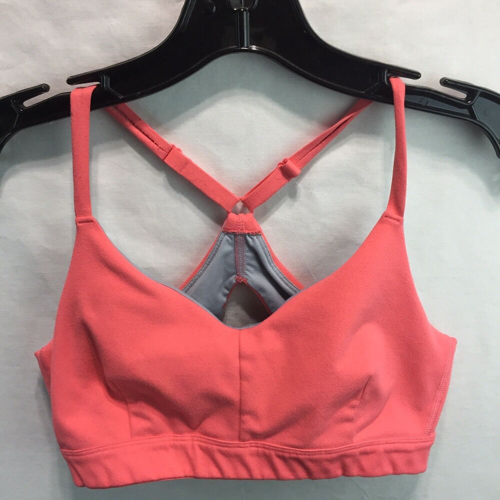 Zella Sports Bra Back Keyhole Adjustable Straps Athletic Yoga Workout Small C4
